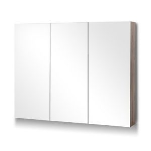 Bathroom Vanity Mirror with Storage Cabinet - Natural