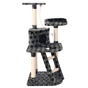 Pet Cat Tree 120cm Trees Scratching Post Scratcher Tower Condo House Furniture Wood 120cm