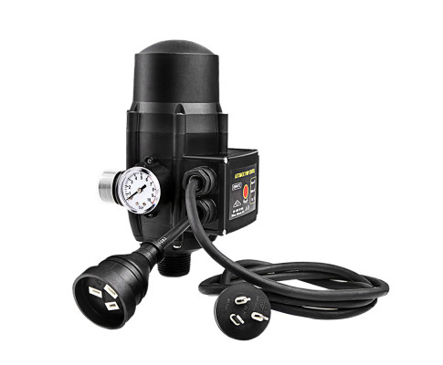 Giantz Adjustable Automatic Electronic Water Pump Controller - Blac