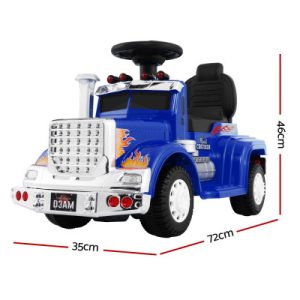 Ride On Cars Kids Electric Toys Car Battery Truck Childrens Motorbike Toy Rigo Blue