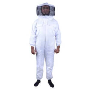 Beekeeping Bee Full Suit Standard Cotton With Round Head Veil L