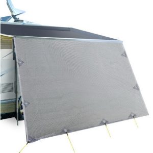 Caravan Privacy Screens Roll Out Awning 4.3X1.95M End Wall Side Sun Shade Screen