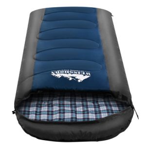 Weisshorn Sleeping Bag Bags Single Camping Hiking -20°C to 10°C Tent Winter Thermal Navy