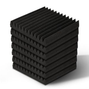 Alpha 40pcs Acoustic Foam Panels Tiles Studio Sound Absorbtion Wedge 30X30CM