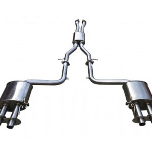2.5 INCH RHINO CAT BACK STAINLESS EXHAUST FOR KIA STINGER GT 3.3L